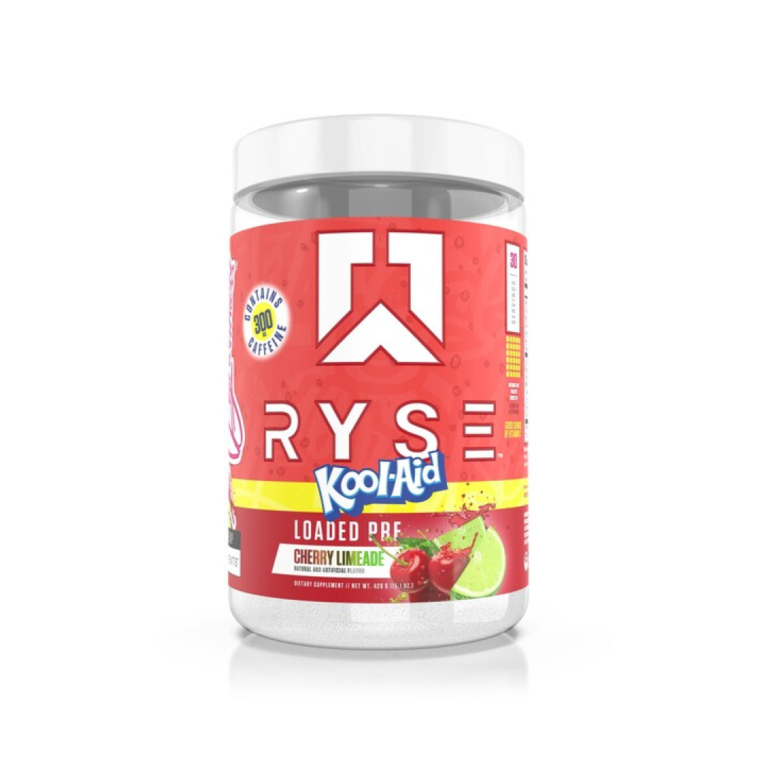 RYSE LOADED PRE KOOL-AID CHERRY LIMEADE - 429 GRAMS