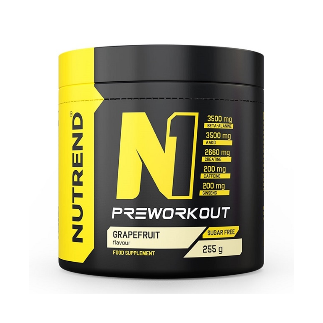 NUTREND N1 PRE-WORKOUT GRAPEFRUIT - 255 GRAMS