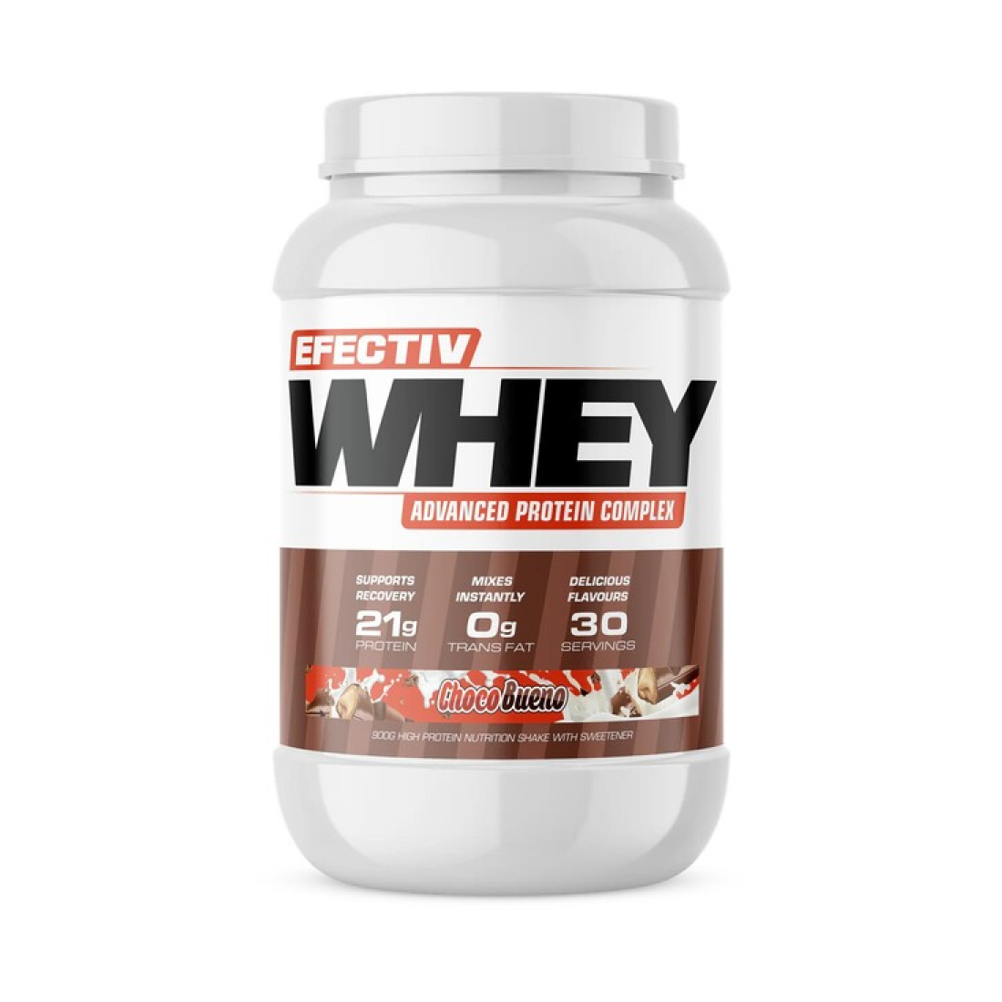 EFECTIV NUTRITION WHEY PROTEIN MILKY CHOC - 900 GRAMS