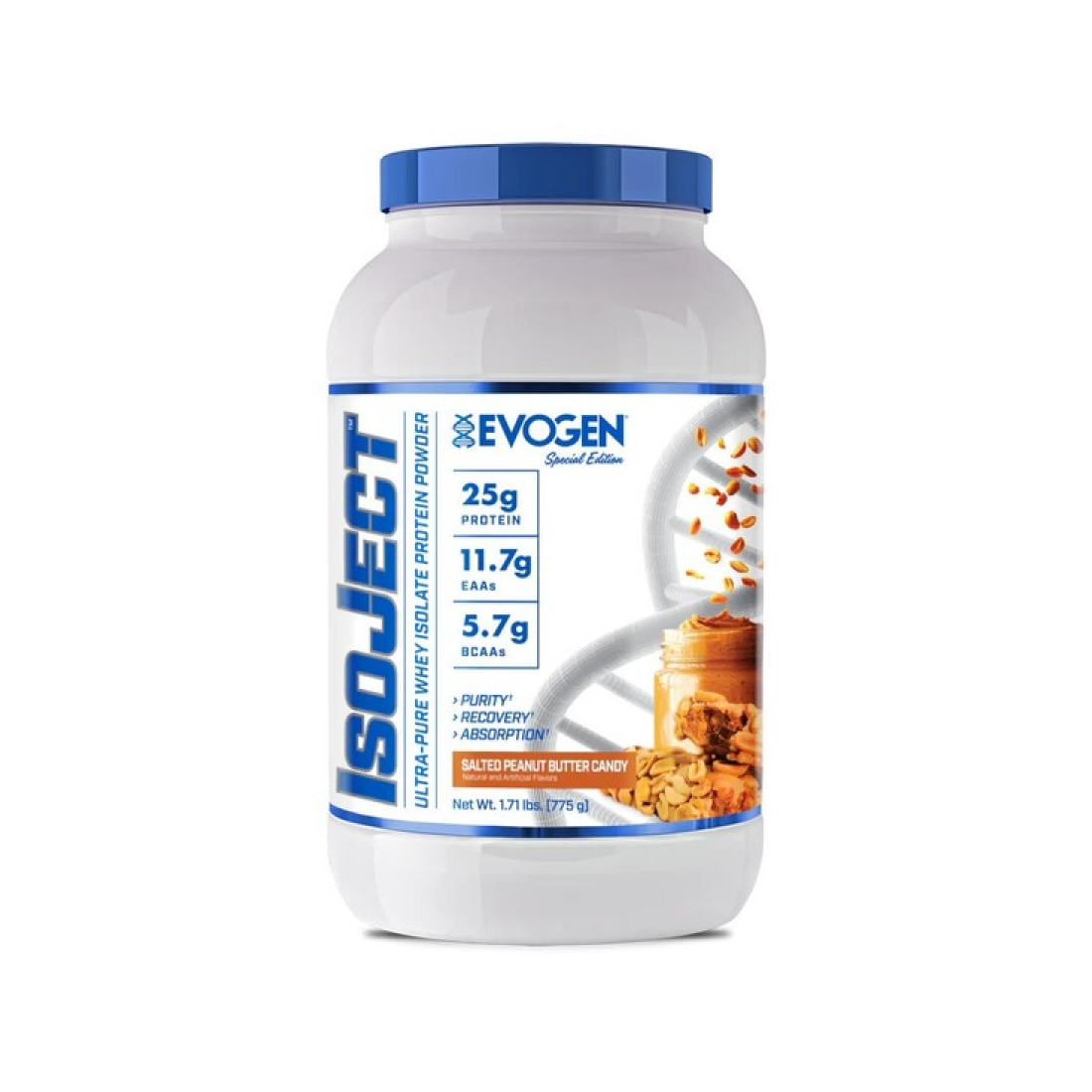 EVOGEN ISOJECT SALTED PEANUT BUTTER CANDY - 775 GRAMS
