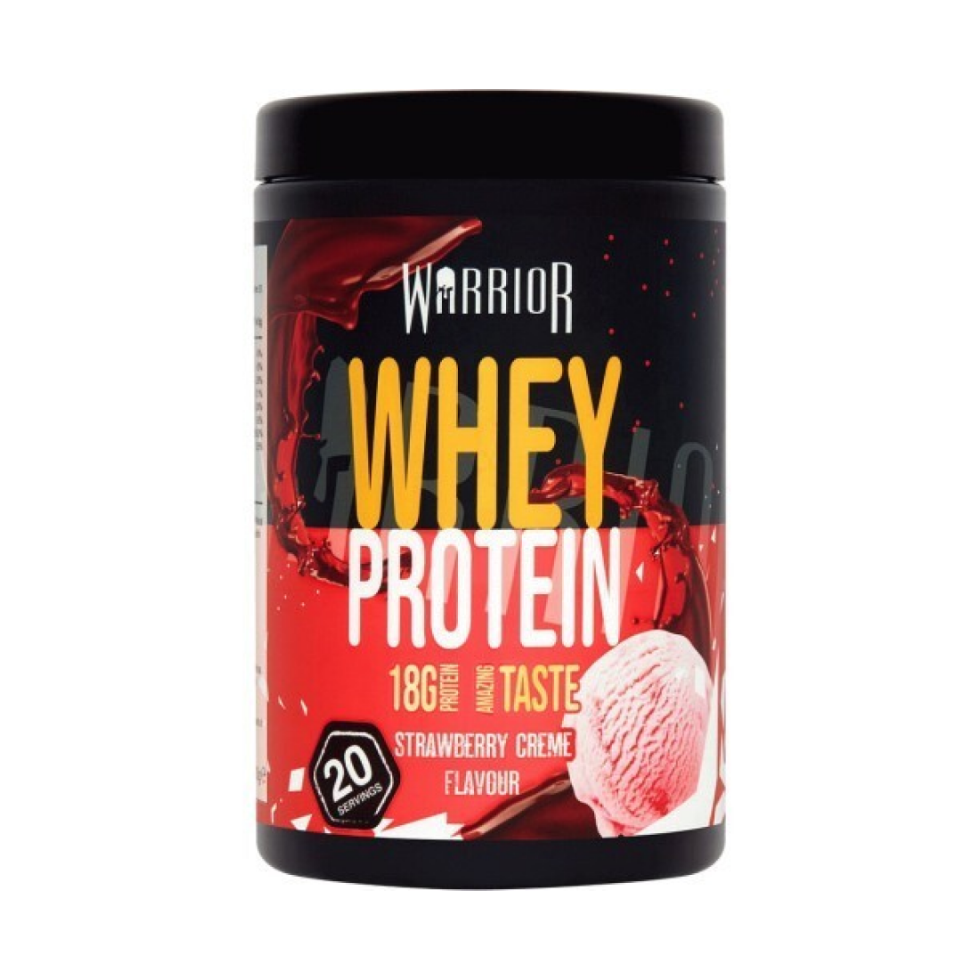 WARRIOR WHEY PROTEIN STRAWBERRY CREME - 500 GRAMS