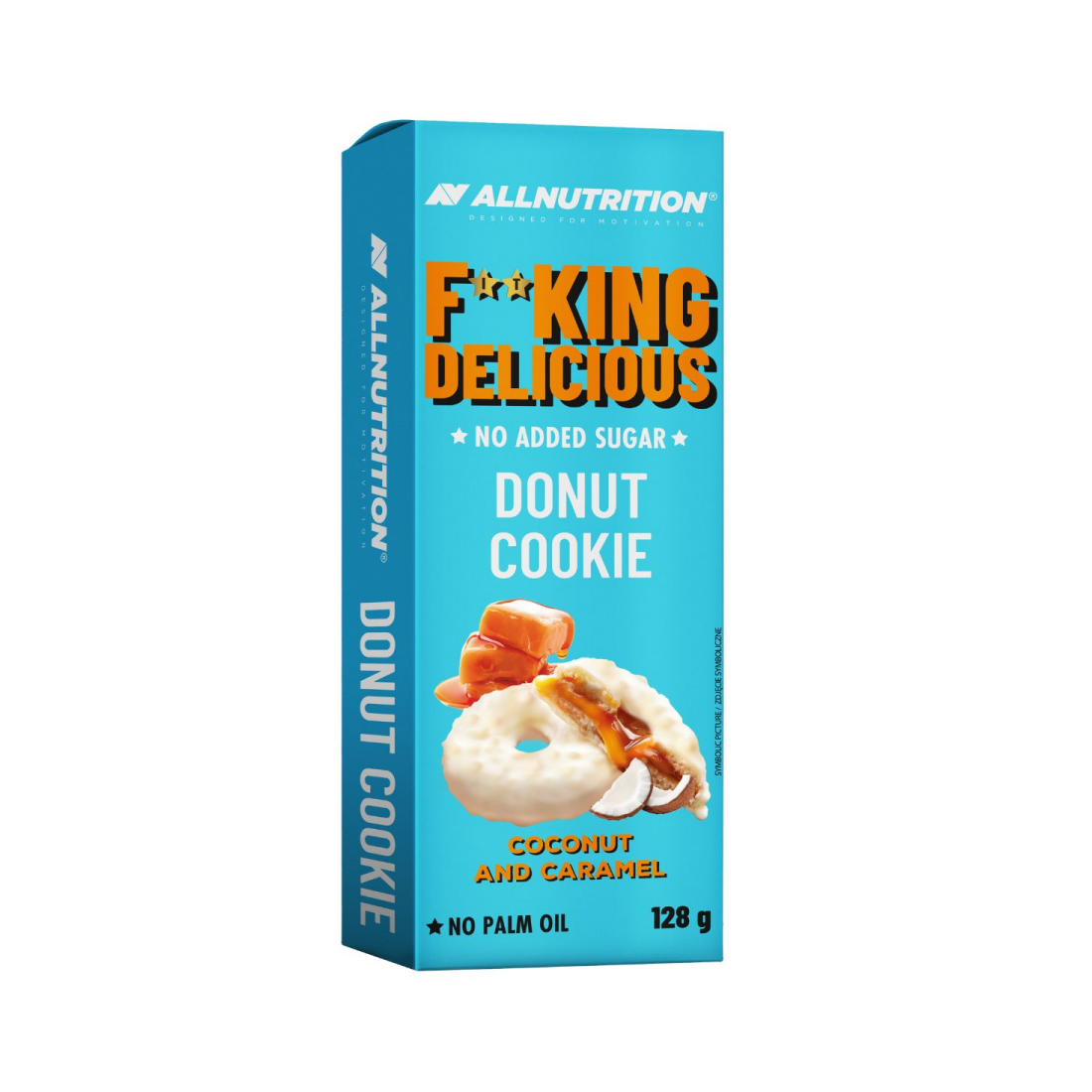 ALLNUTRITION FITKING DELICIOUS DONUT COOKIE COCONUT AND CARAMEL - 128 GRAMS