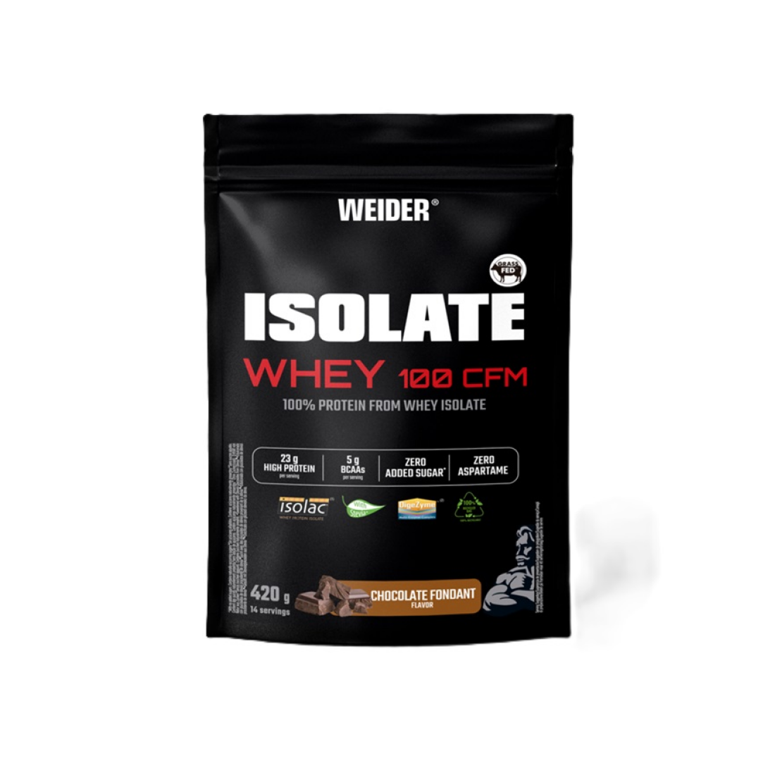 WEIDER ISOLATE WHEY 100 CFM CHOCOLATE FONDANT - 420 GRAMS