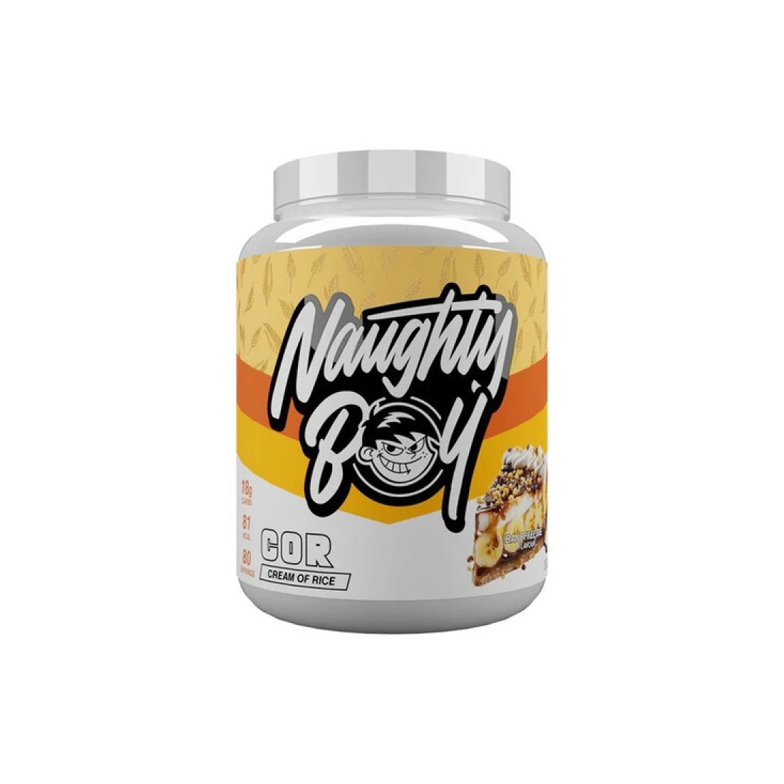 NAUGHTY BOY CREAM OF RICE BANOFFEE PIE - 2000 GRAMS