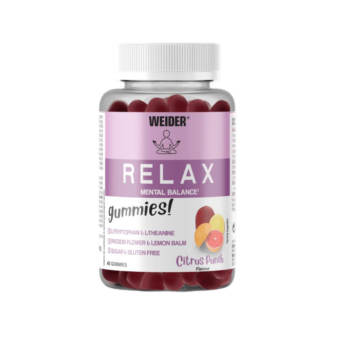WEIDER RELAX CITRUS PUNCH - 40 GUMMIES