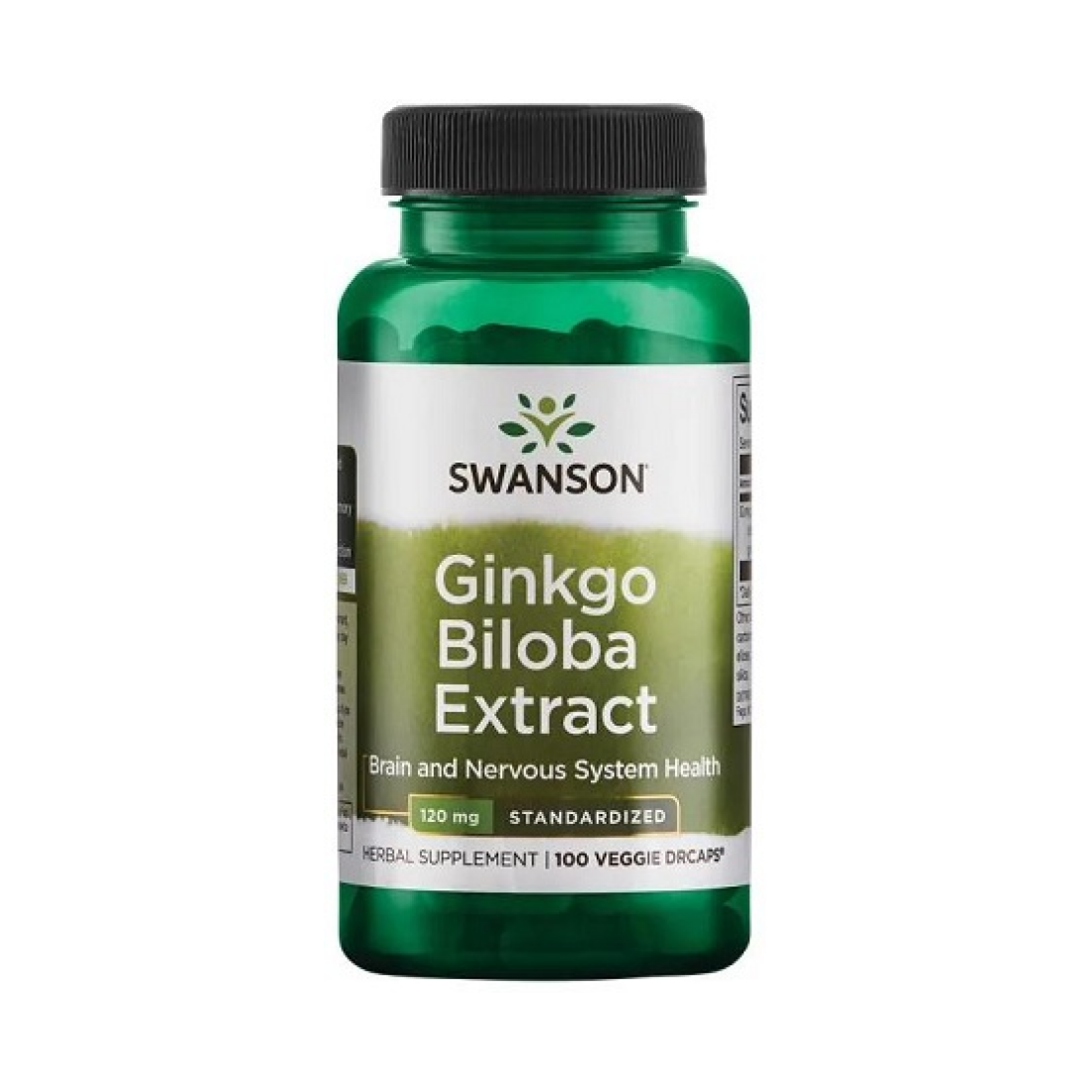 SWANSON GINKGO BILOBA EXTRACT 120MG - 100 VCAPS