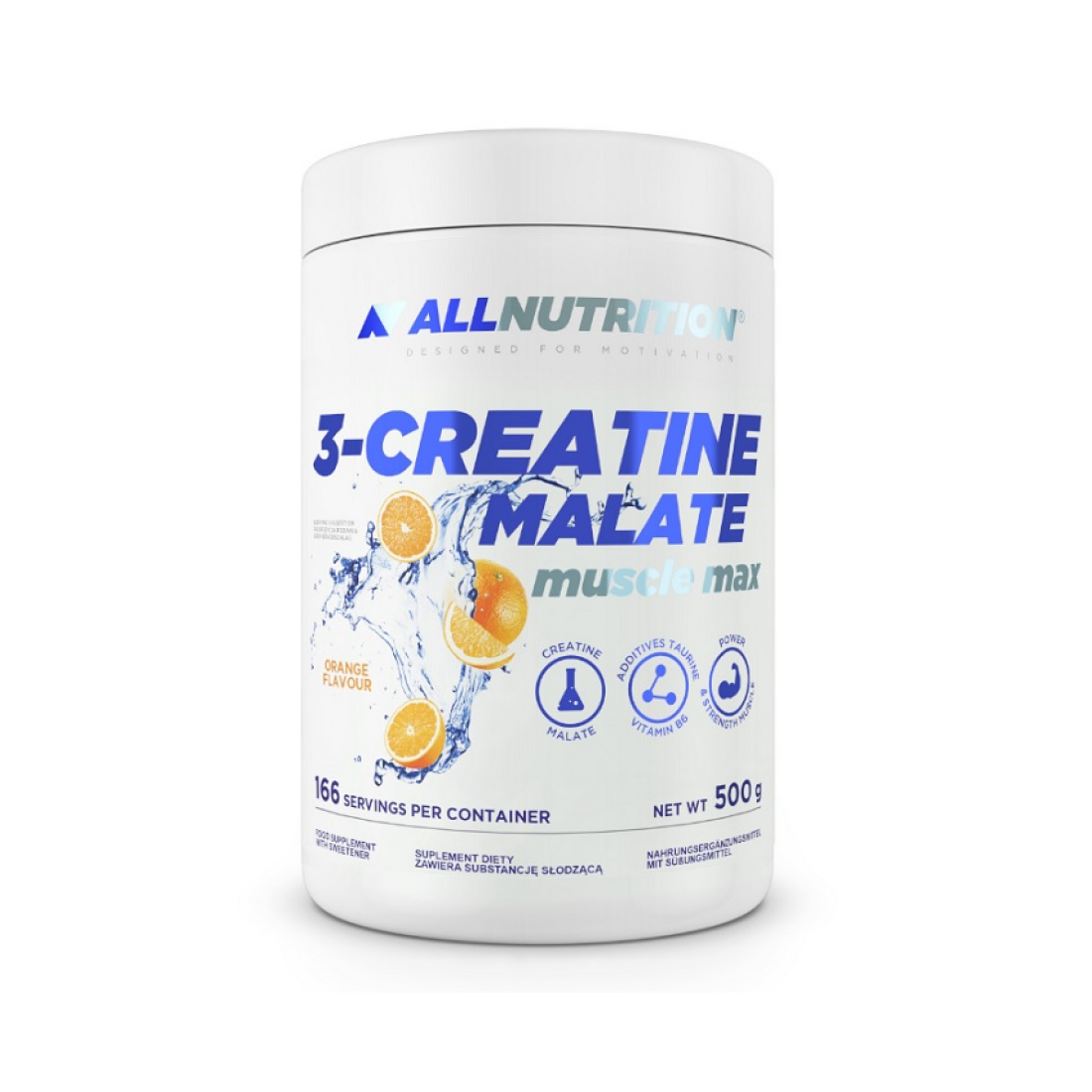 ALLNUTRITION 3-CREATINE MALATE ORANGE - 500 GRAMS