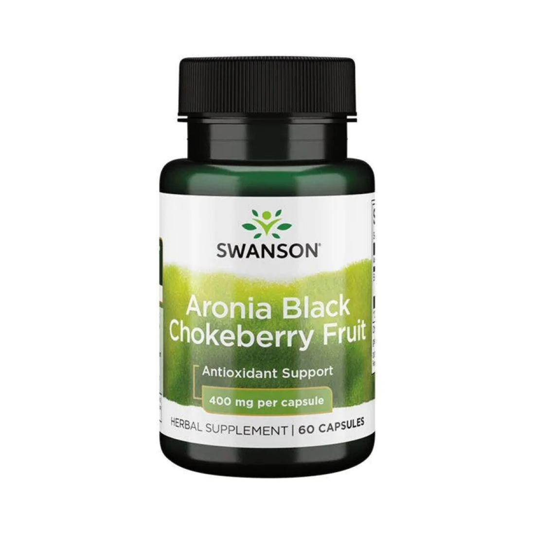 SWANSON ARONIA BLACK CHOKEBERRY FRUIT 400MG - 60 CAPS