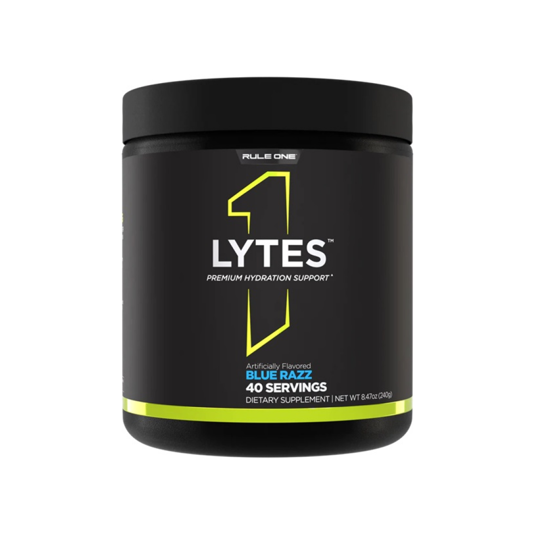 RULE ONE LYTES BLUE RAZZ - 240 GRAMS