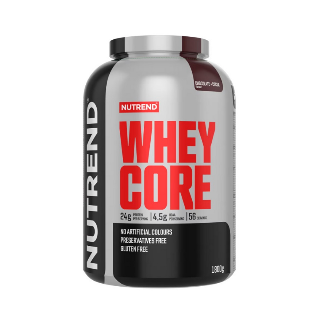 NUTREND WHEY CORE CHOCOLATE + COCOA - 1800 GRAMS