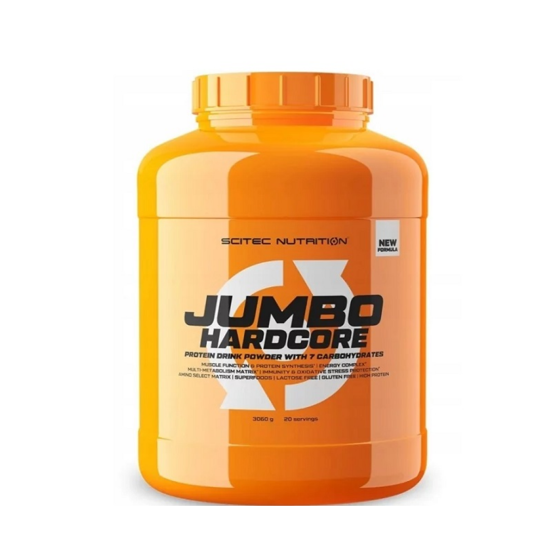 SCITEC JUMBO HARDCORE CHOCOLATE - 3060 GRAMS