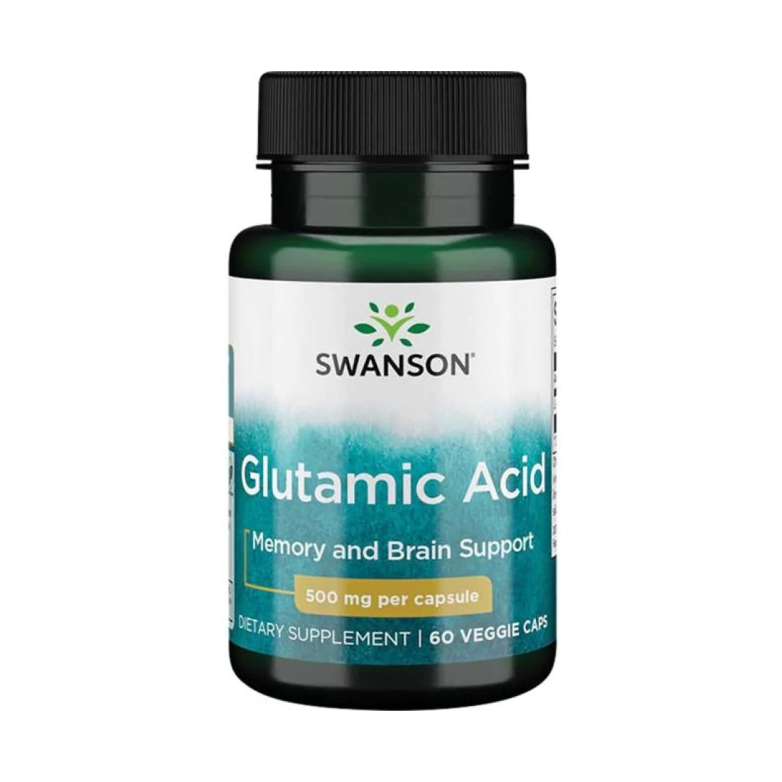 SWANSON GLUTAMIC ACID 500MG - 60 VCAPS