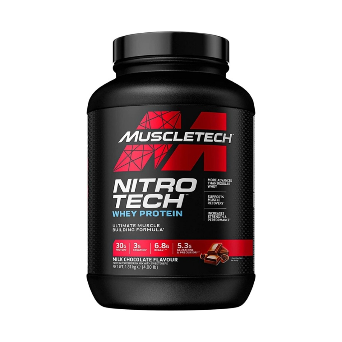 MUSCLETECH NITRO-TECH MILK CHOCOLATE - 1810 GRAMS