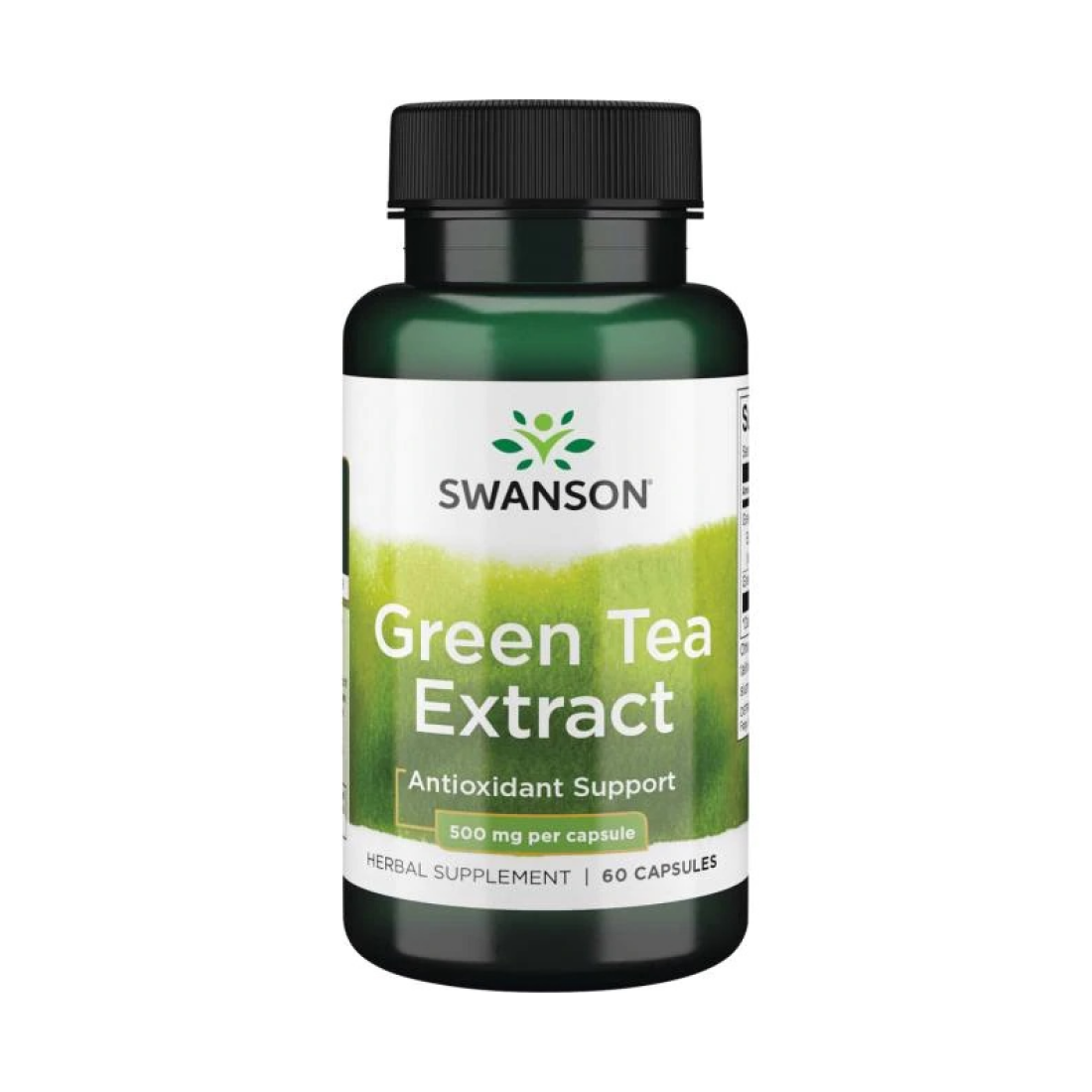 SWANSON GREEN TEA EXTRACT 500MG - 60 CAPS