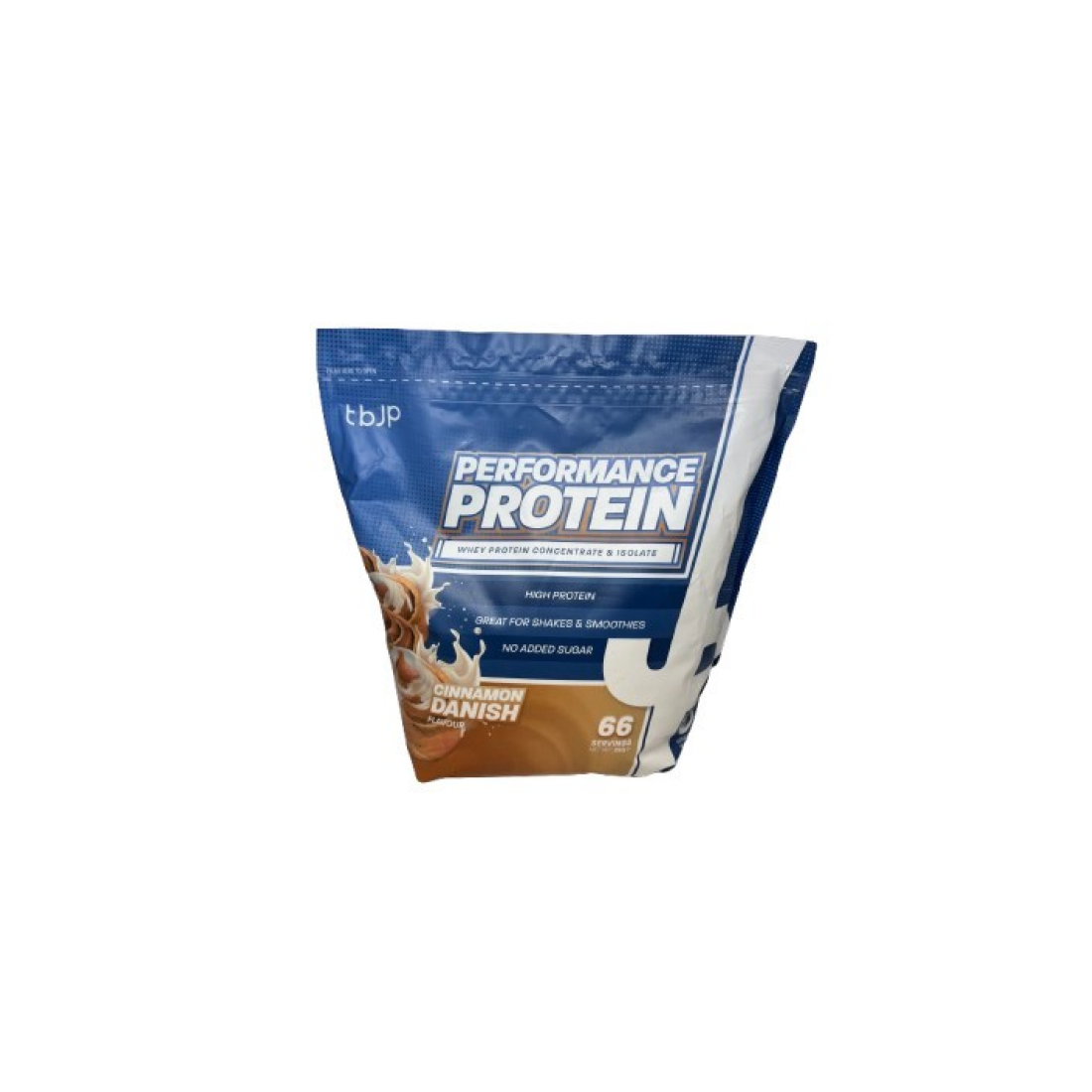 TRAINED BY JP PERFORMANCE PROTEIN CINNAMON DANISH - 2000 GRAMS