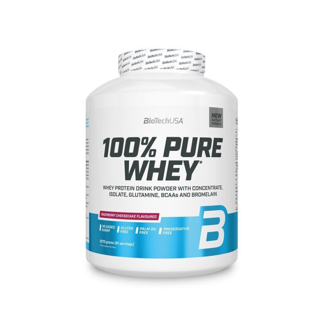 BIOTECHUSA 100% PURE WHEY BLACK BISCUIT - 2270 GRAMS
