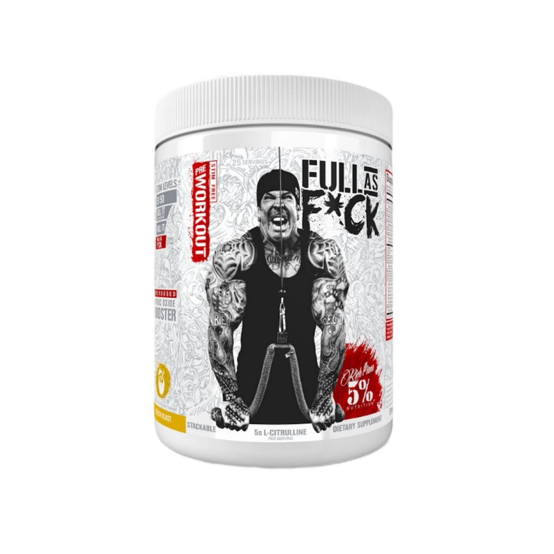 5% NUTRITION FULL AS F*CK - LEGENDARY SERIES BEACH BLAST (EAN 850054547965) - 380 GRAMS