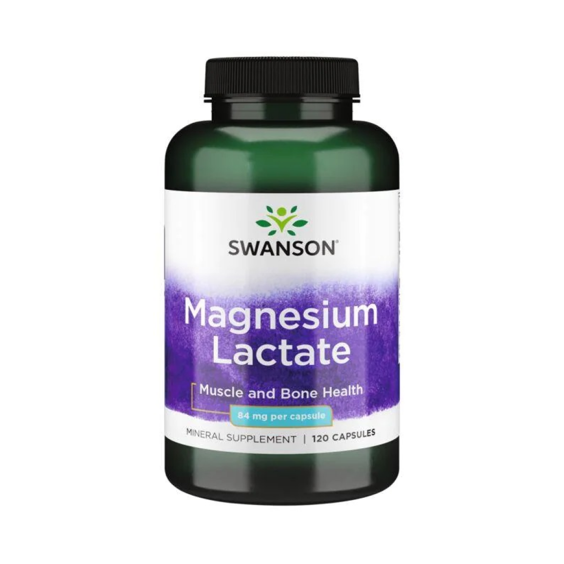 SWANSON MAGNESIUM LACTATE 84MG - 120 CAPS