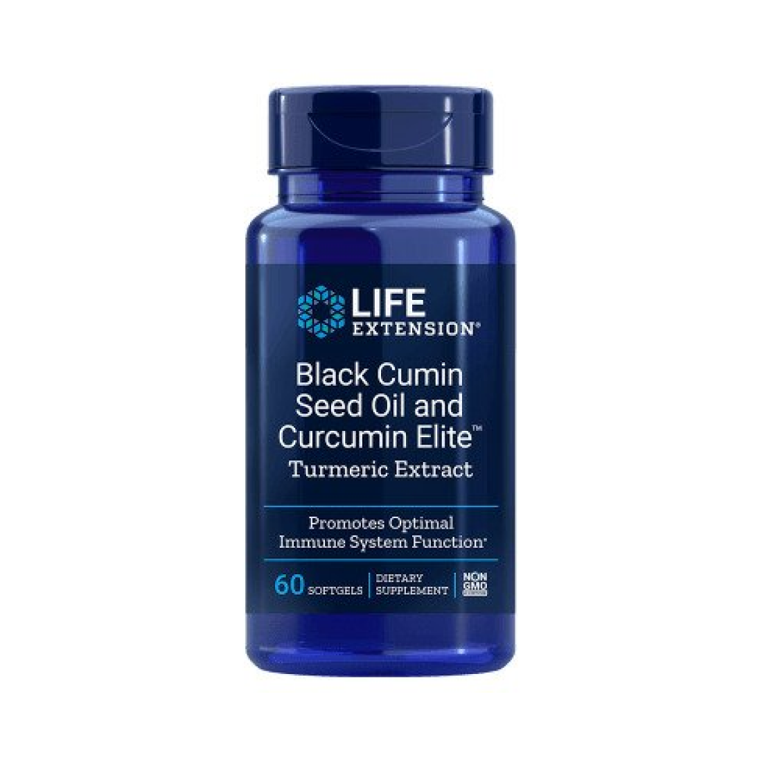 LIFE EXTENSION BLACK CUMIN SEED OIL AND CURCUMIN ELITE TURMERIC EXTRACT - 60 SOFTGELS