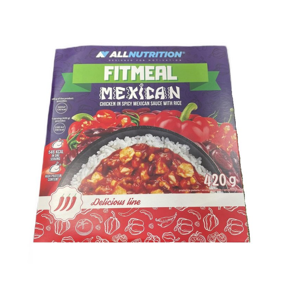 ALLNUTRITION FITMEAL MEXICAN - 420 GRAMS