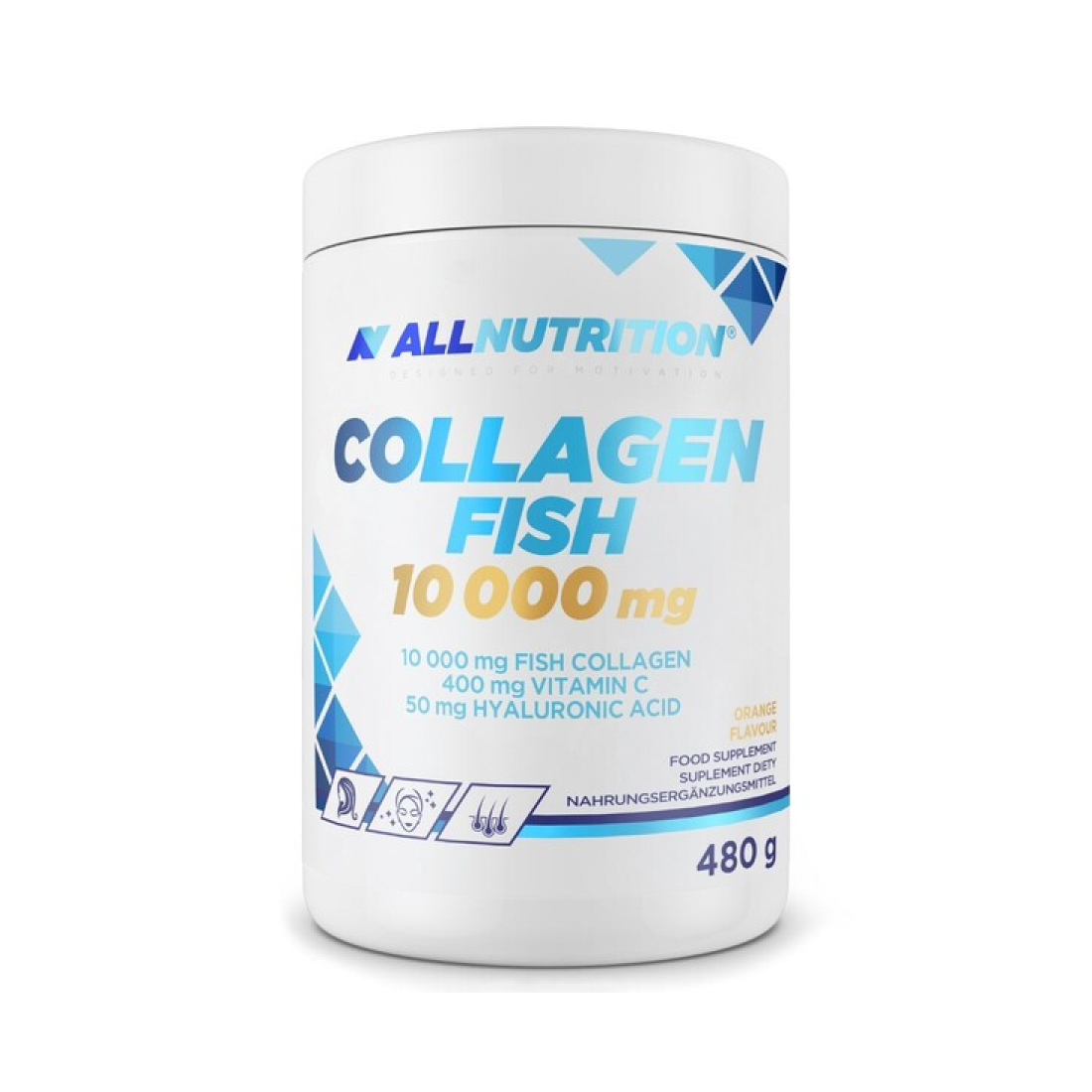 ALLNUTRITION COLLAGEN FISH 10000MG (ORANGE) - 480 GRAMS