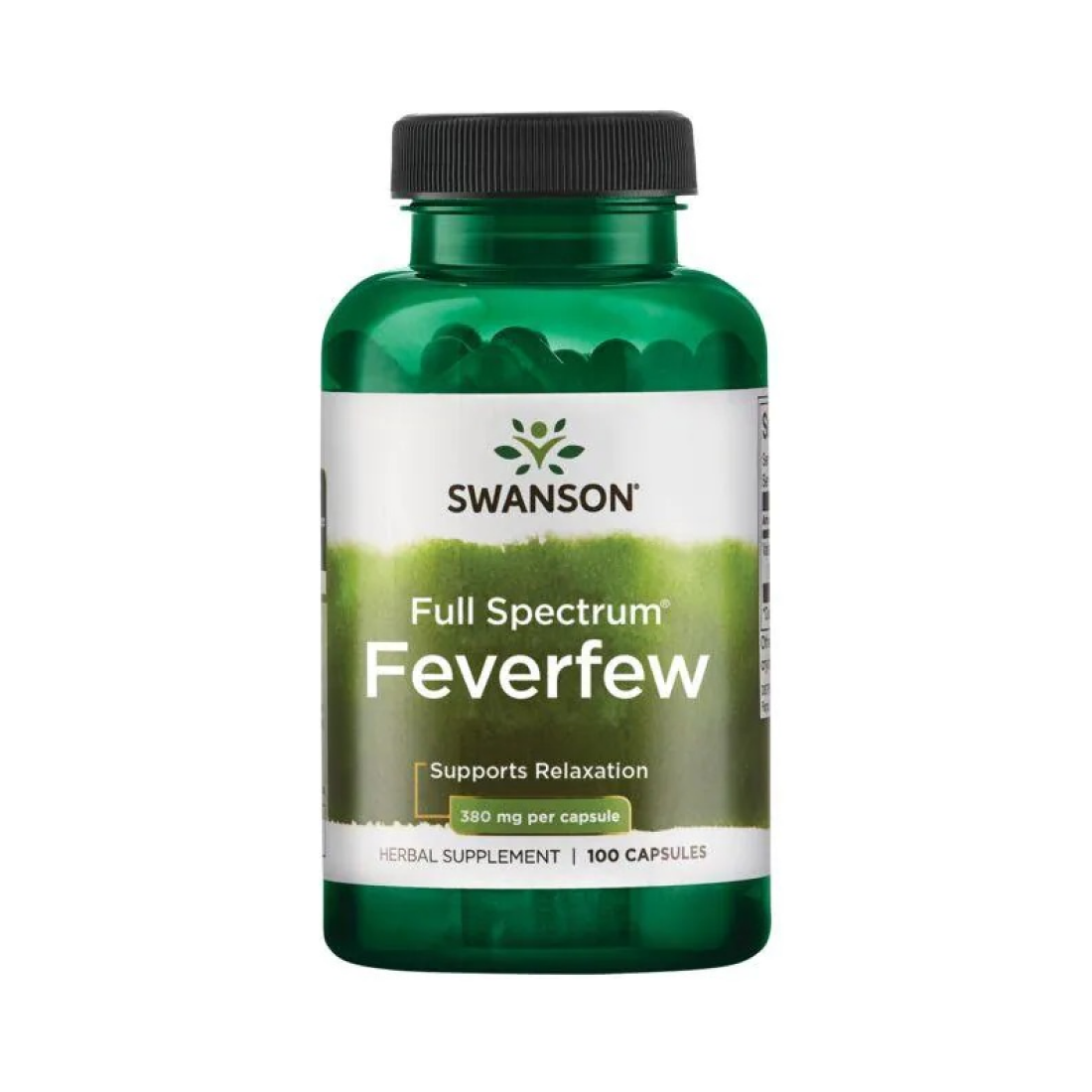 SWANSON FULL SPECTRUM FEVERFEW 380MG - 100 CAPS