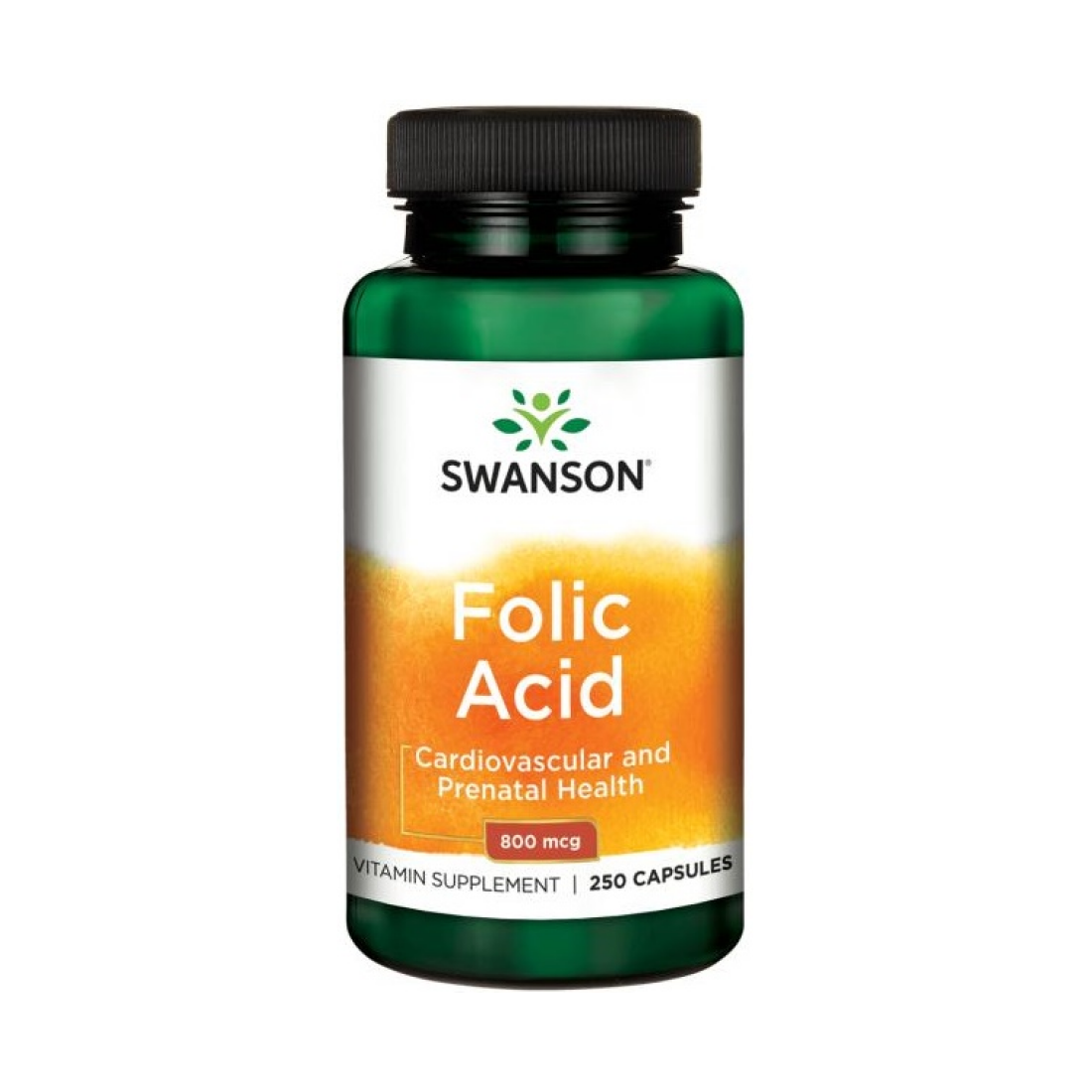 SWANSON FOLIC ACID 800MCG - 250 CAPS