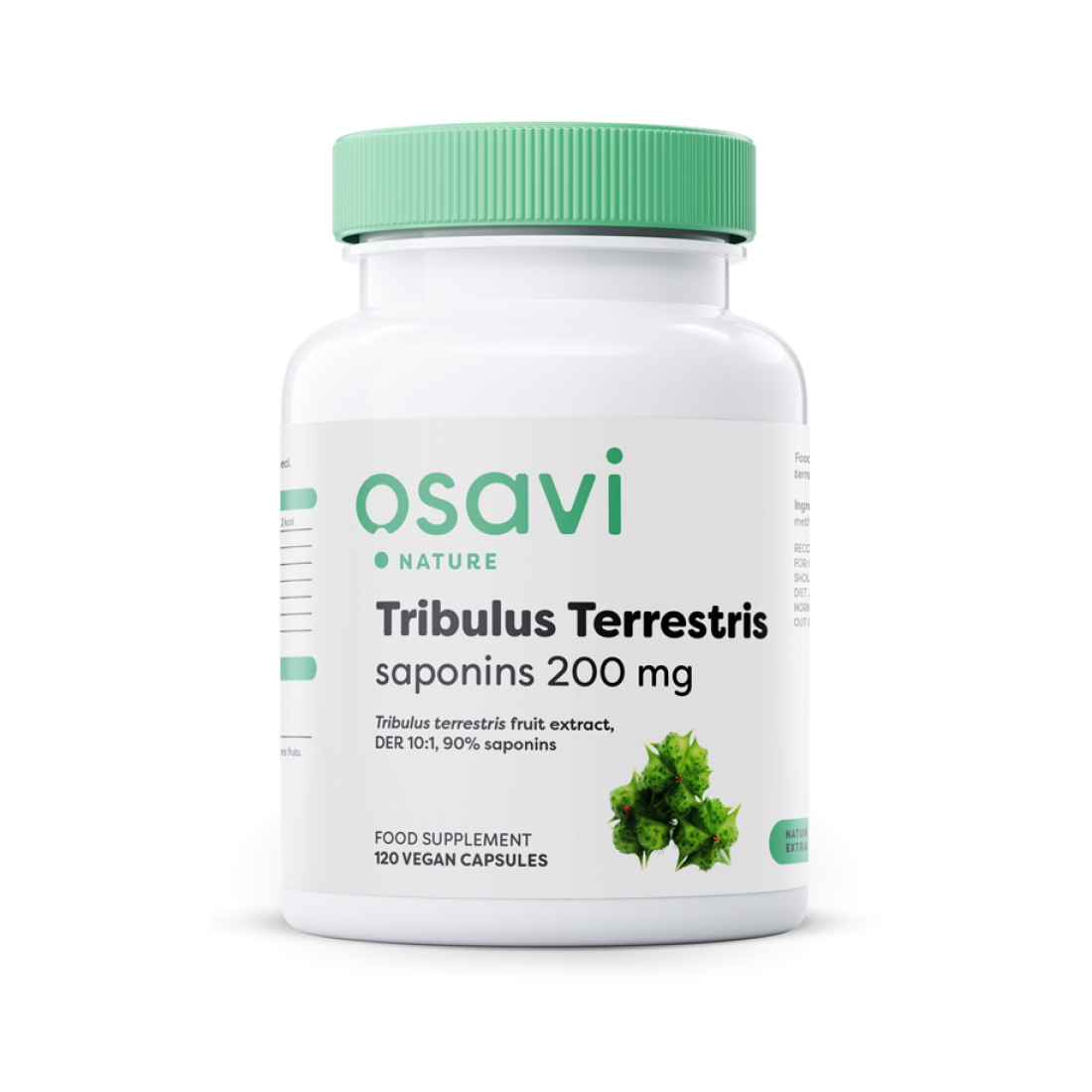 OSAVI TRIBULUS TERRESTRIS SAPONINS 200MG - 120 VEGAN CAPS