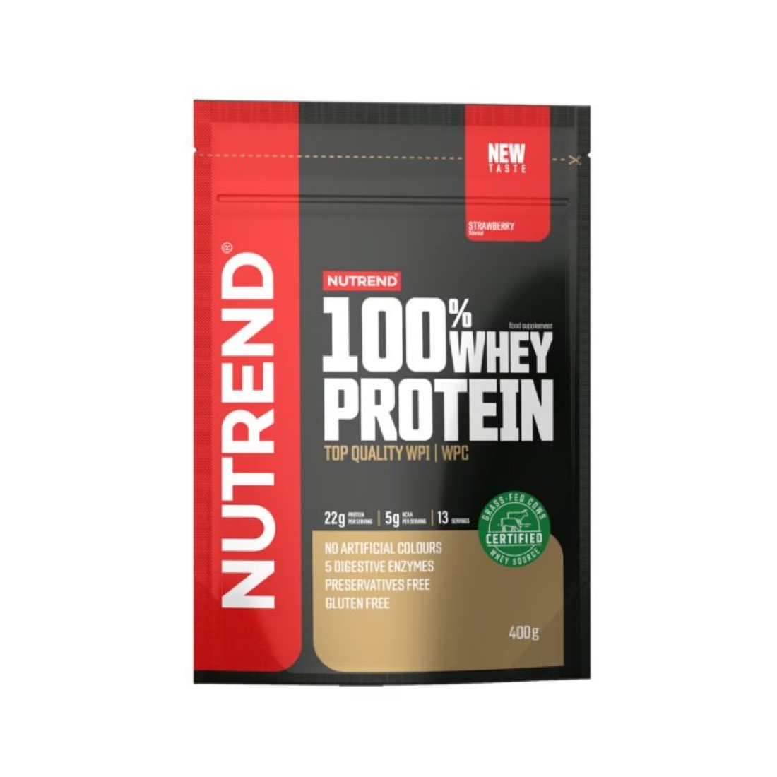 NUTREND 100% WHEY PROTEIN STRAWBERRY - 400 GRAMS