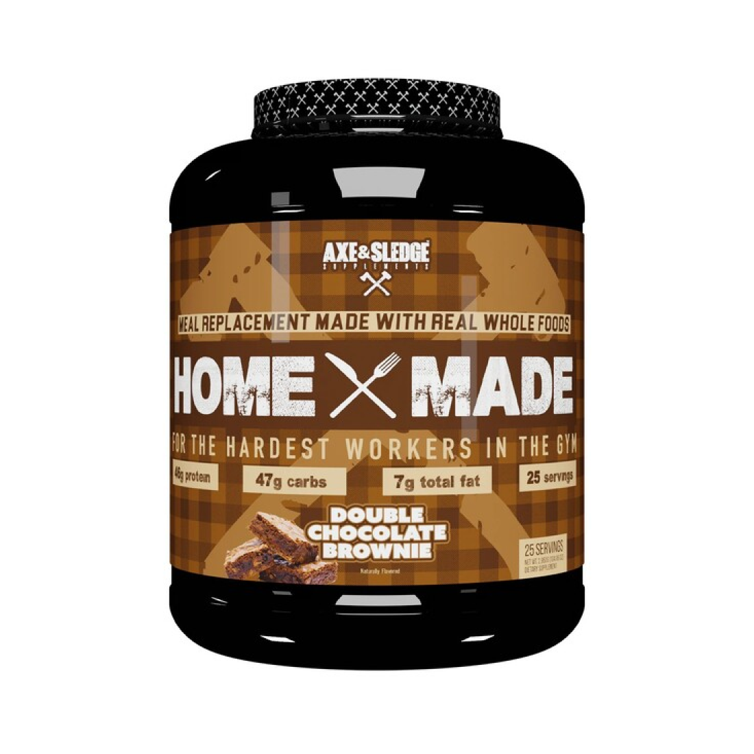 AXE & SLEDGE HOME MADE DOUBLE CHOCOLATE BROWNIE - 2950 GRAMS