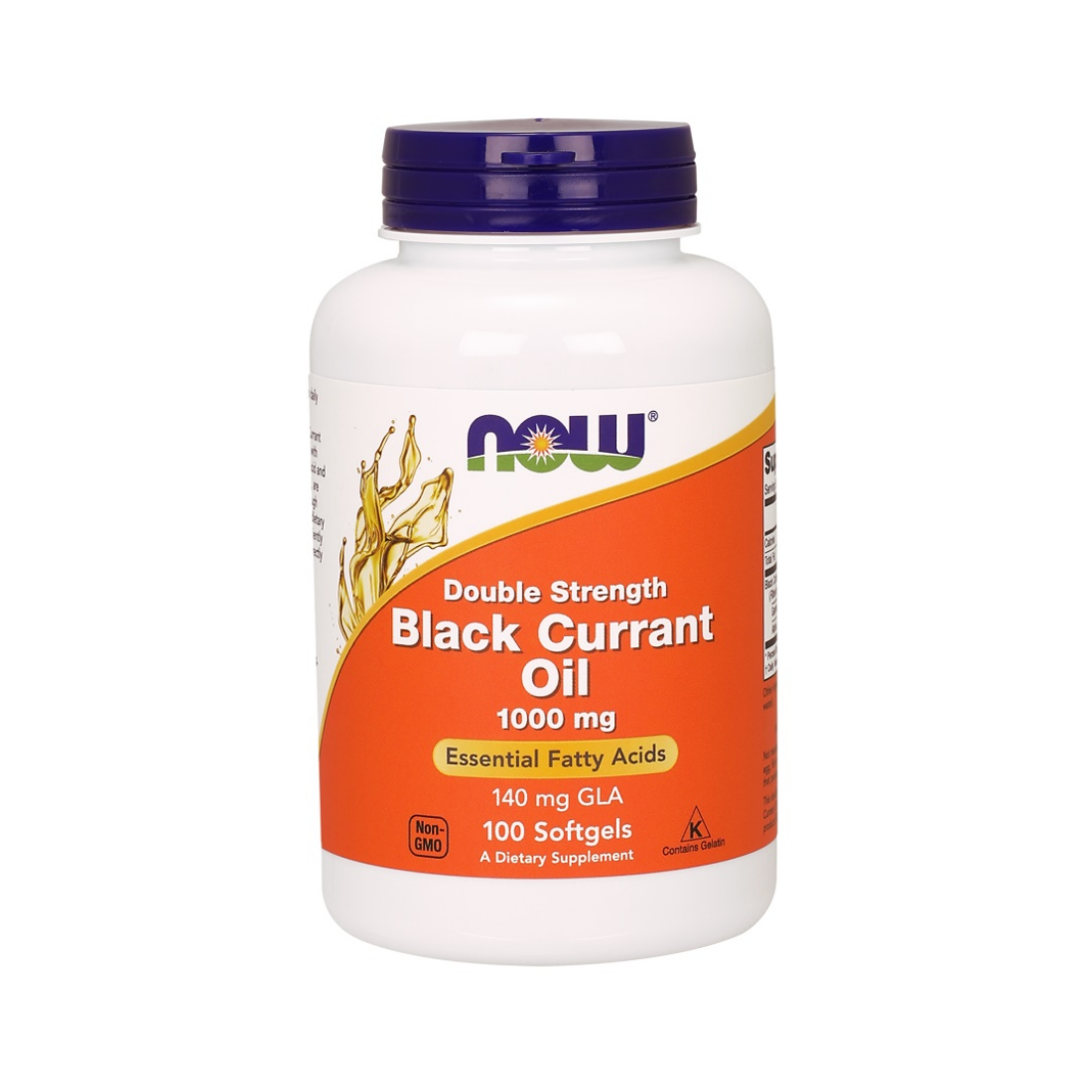 NOW FOODS BLACK CURRANT OIL 1000MG - 100 SOFTGELS
