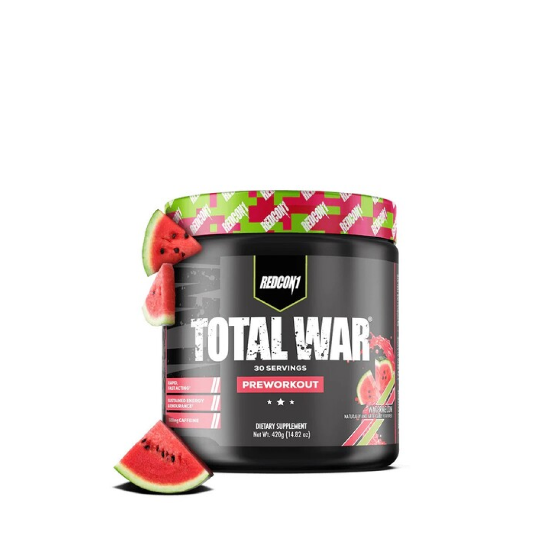 REDCON1 TOTAL WAR - PREWORKOUT WATERMELON - 420 GRAMS