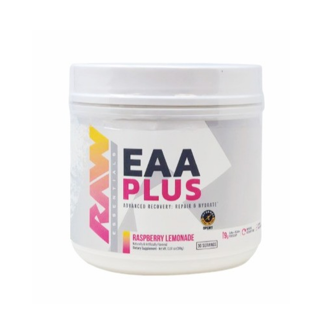 RAW NUTRITION EAA PLUS RASPBERRY LEMONADE - 396 GRAMS
