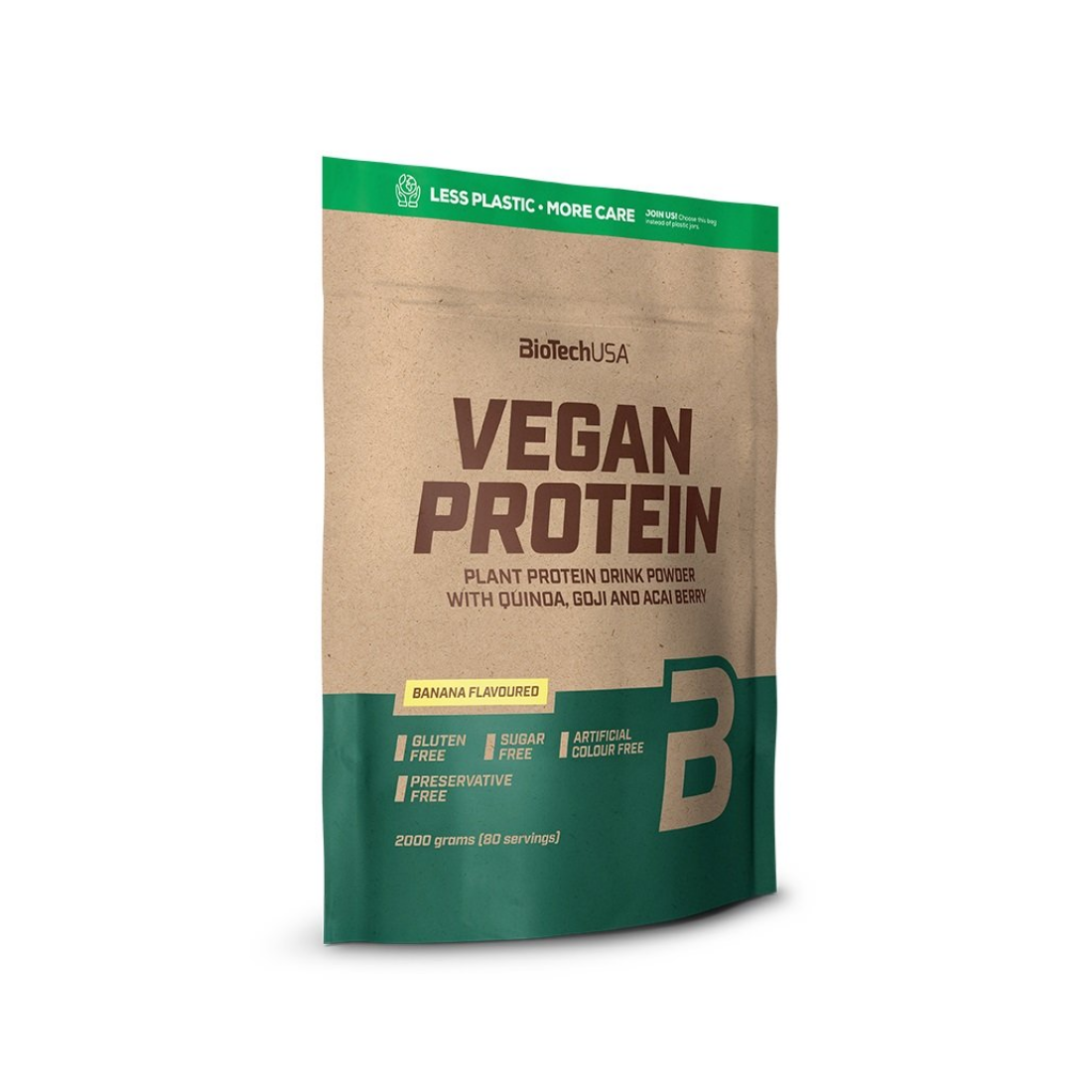 BIOTECHUSA VEGAN PROTEIN CHOCOLATE-CINNAMON - 2000 GRAMS