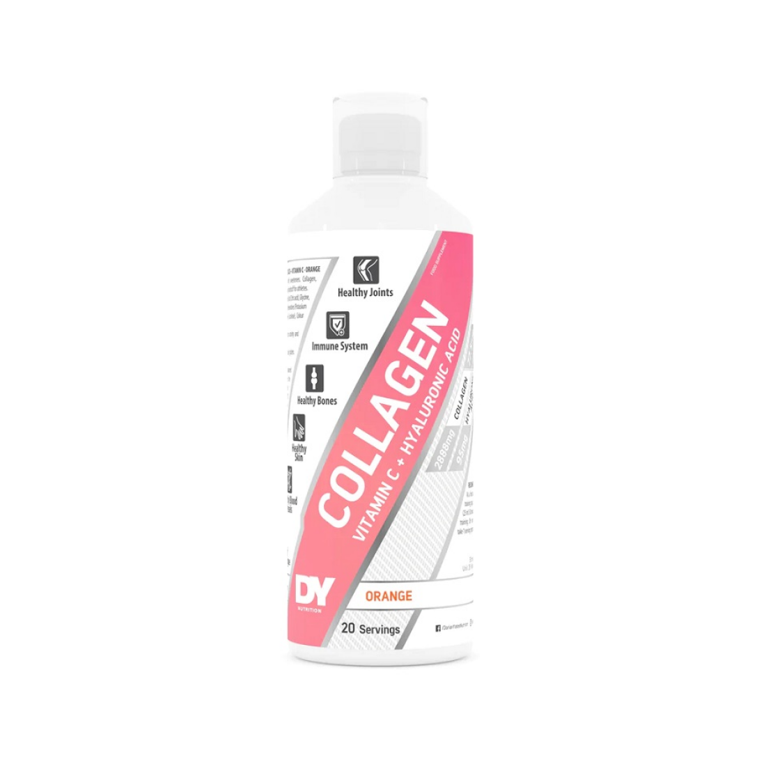 DORIAN YATES LIQUID COLLAGEN + VITAMIN C + HYALURONIC ACID ORANGE - 500 ML