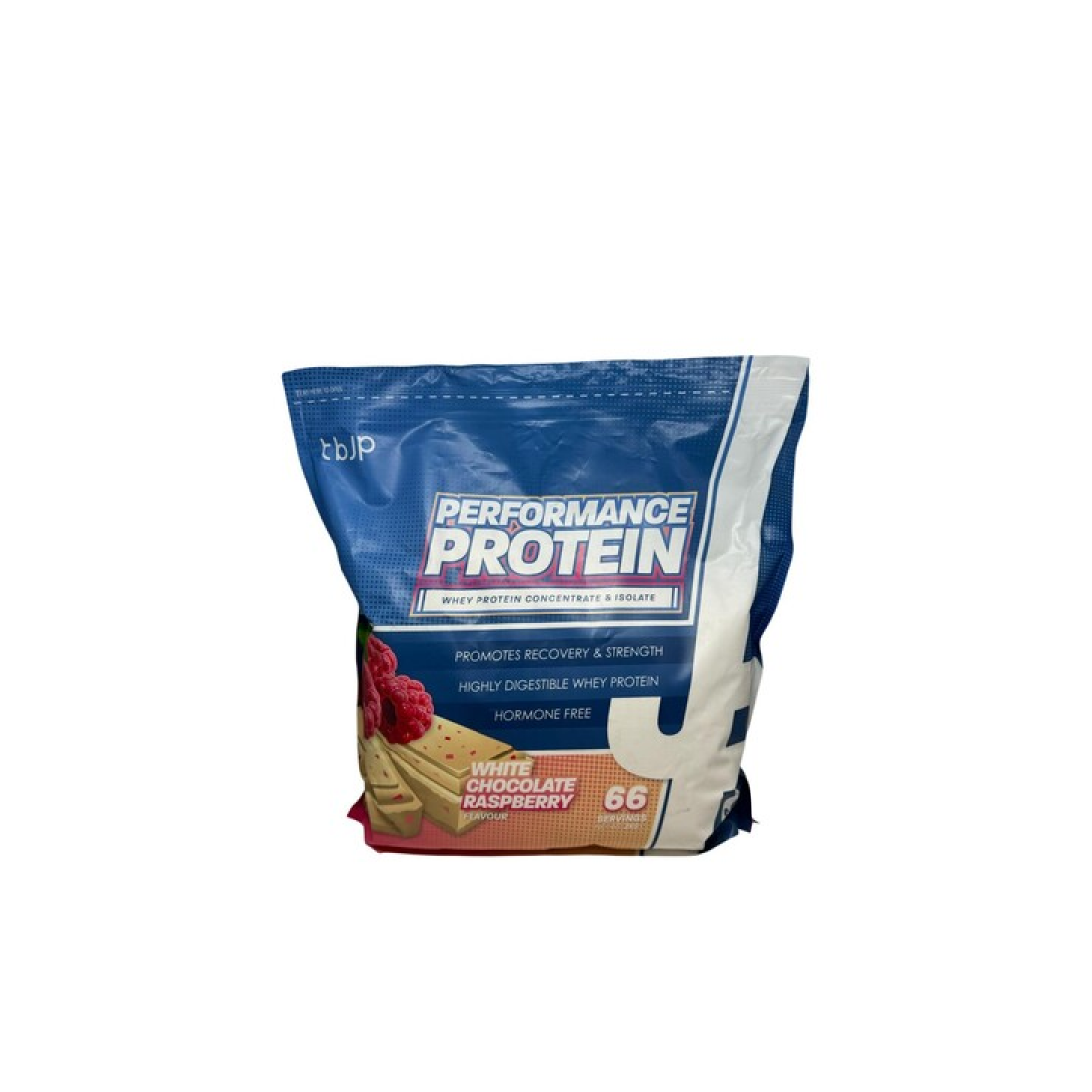 TRAINED BY JP PERFORMANCE PROTEIN WHITE CHOCOLATE RASPBERRY (EAN 749565849302) - 2000 GRAMS