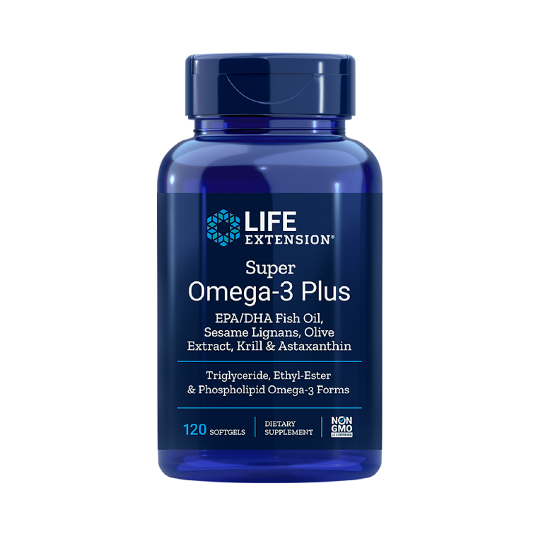 LIFE EXTENSION SUPER OMEGA-3 PLUS - 120 SOFTGELS