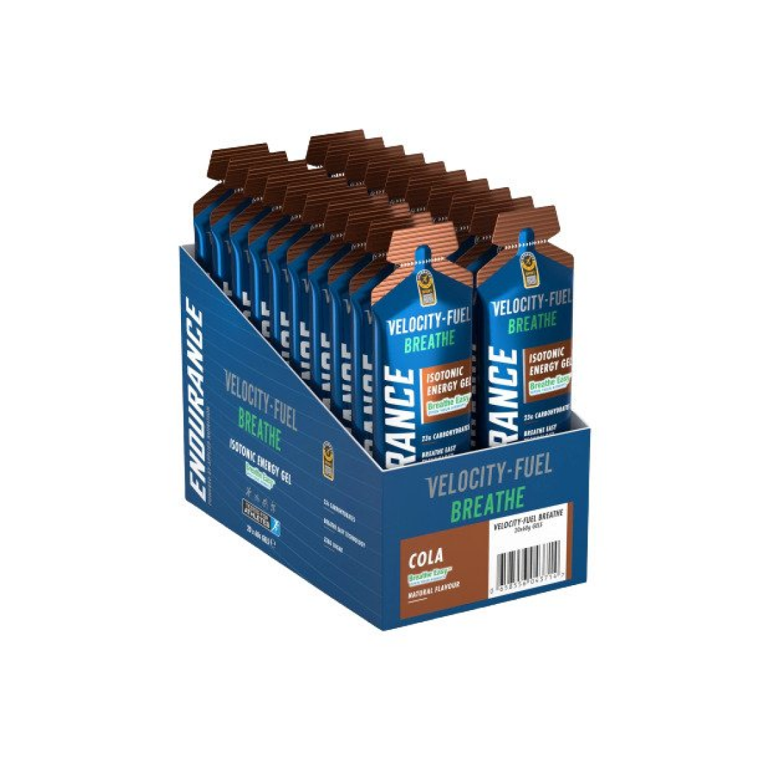APPLIED NUTRITION ENDURANCE BREATHE ISOTONIC ENERGY GEL COLA - 20 X 60G