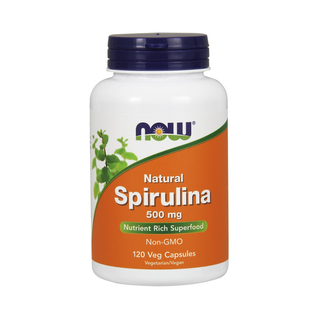 NOW FOODS SPIRULINA - NATURAL 500MG - 120 VCAPS