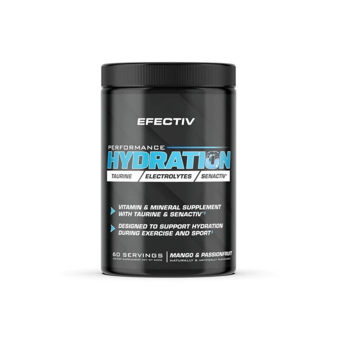 EFECTIV NUTRITION PERFORMANCE HYDRATION MANGO & PASSIONFRUIT - 600 GRAMS
