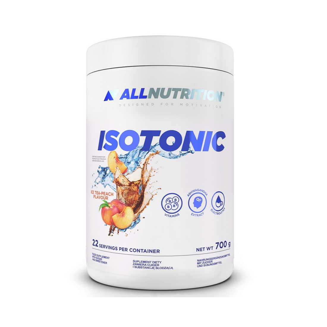ALLNUTRITION ISOTONIC ICE TEA PEACH - 700 GRAMS