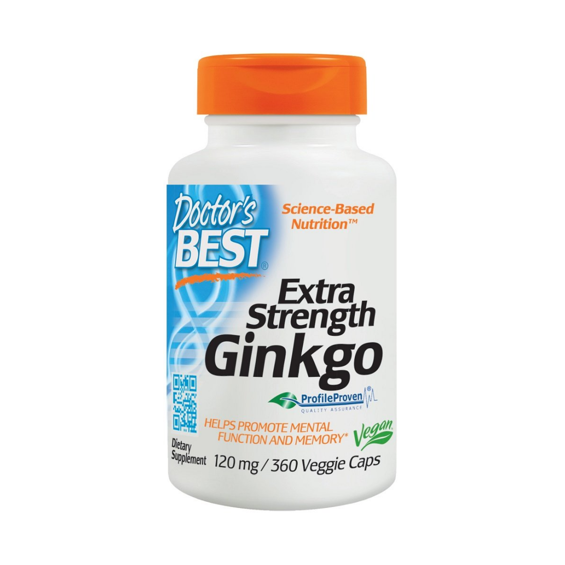 DOCTOR'S BEST EXTRA STRENGTH GINKGO 120MG - 360 VCAPS