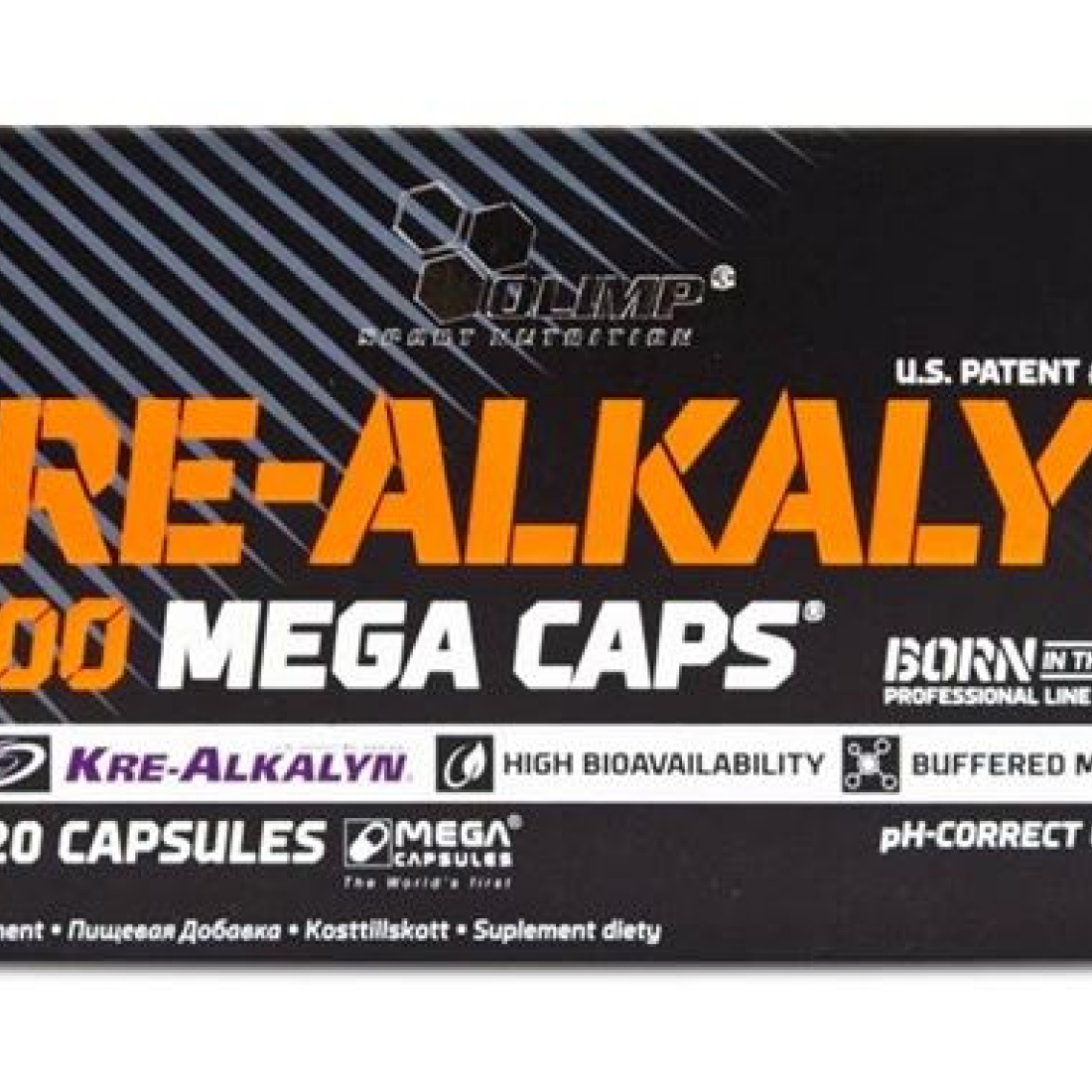 OLIMP NUTRITION KRE-ALKALYN 2500 MEGA CAPS - 120 CAPS