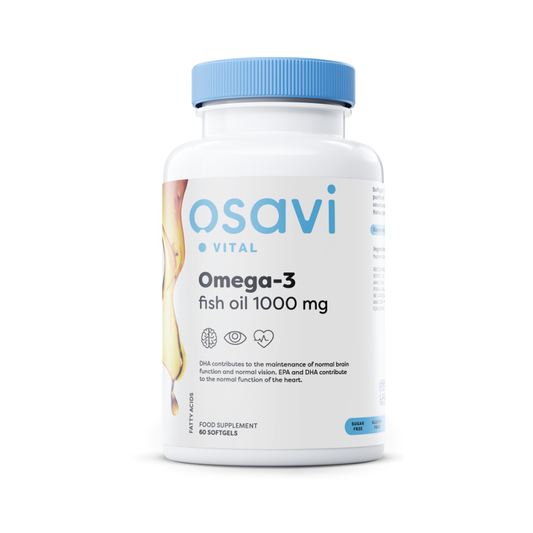 OSAVI OMEGA-3 FISH OIL MOLECULARLY DISTILLED 1000MG - 60 SOFTGELS