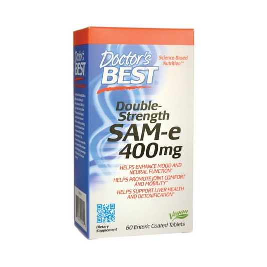 DOCTOR'S BEST SAM-E 400MG DOUBLE-STRENGTH - 60 TABLETS