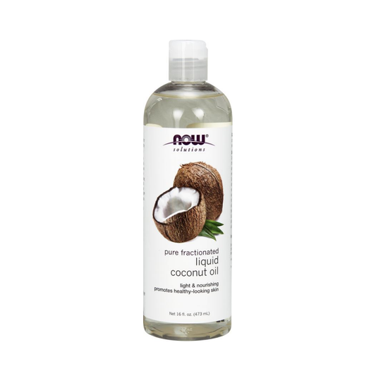 NOW FOODS COCONUT OIL LIQUID PURE FRACTIONATED - 473 ML