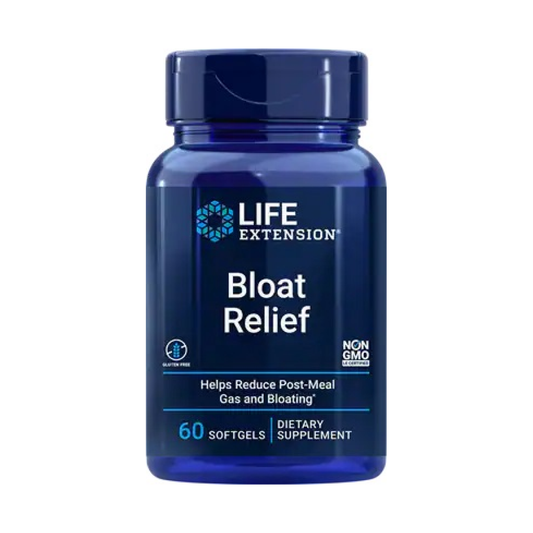 LIFE EXTENSION BLOAT RELIEF - 60 SOFTGELS