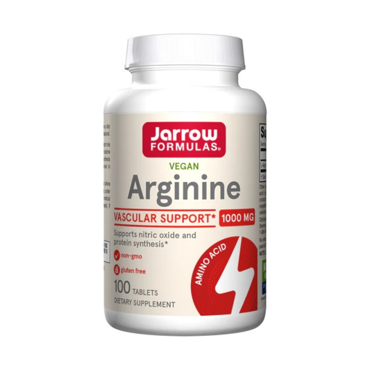 JARROW FORMULAS ARGININE 1000MG - 100 TABLETS