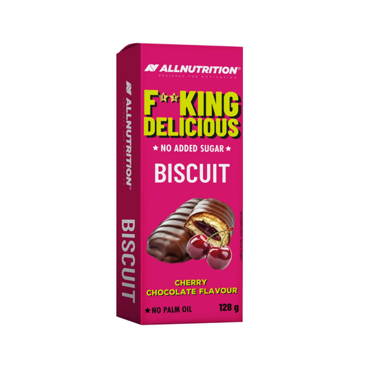 ALLNUTRITION FITKING DELICIOUS BISCUIT CHERRY CHOCOLATE FLAVOUR - 128 GRAMS