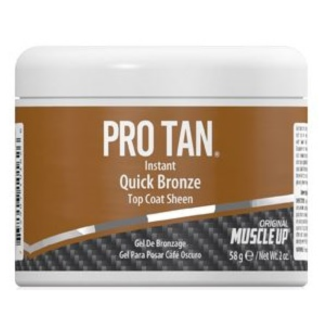 PRO TAN INSTANT QUICK BRONZE TOP COAT SHEEN GEL - 58 GRAMS